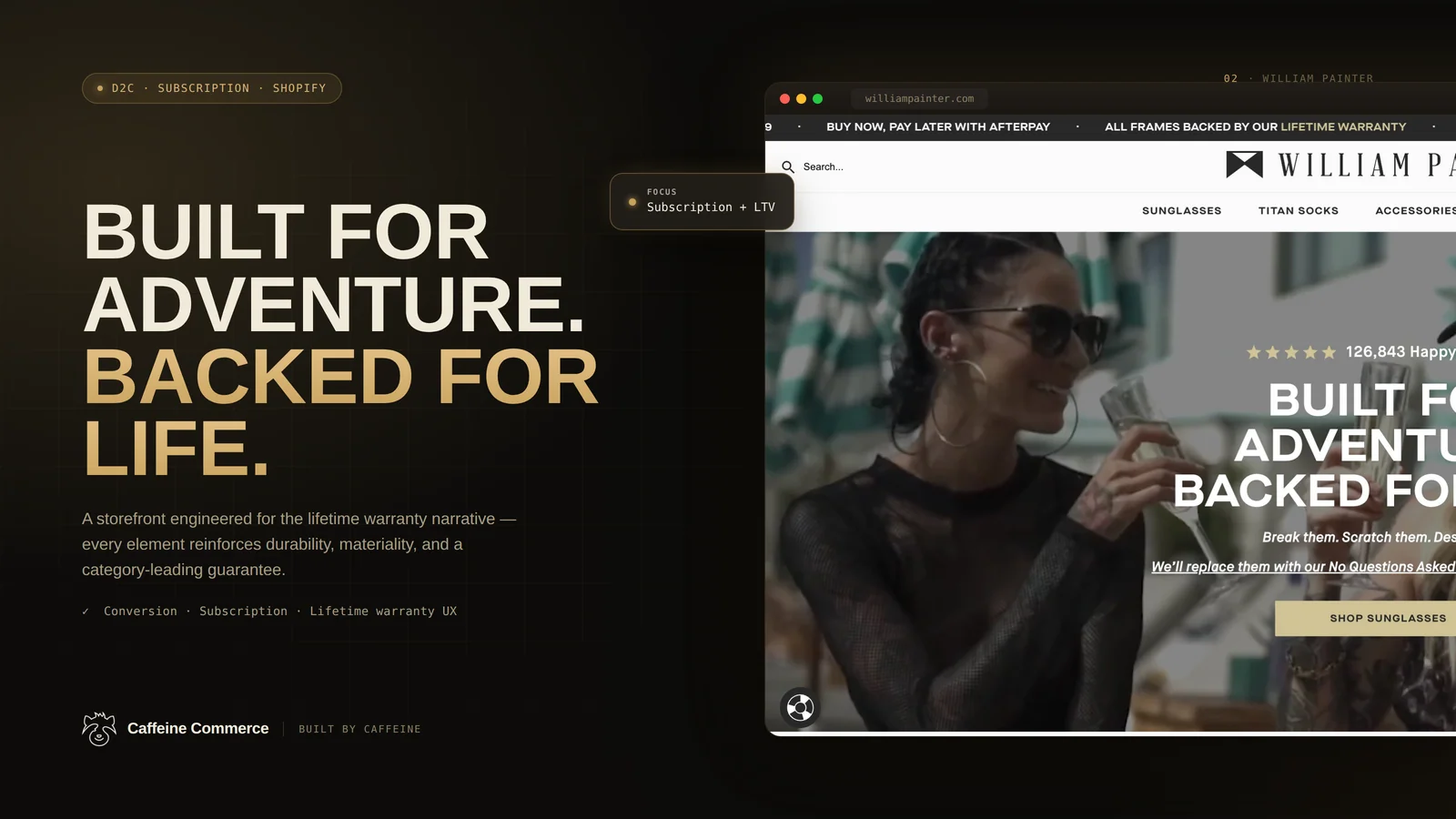 William Painter — Built for adventure. Backed for life.